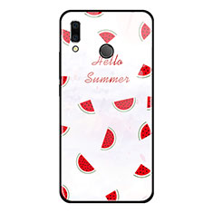 Silicone Frame Fruit Mirror Case Cover for Huawei Honor View 10 Lite Red