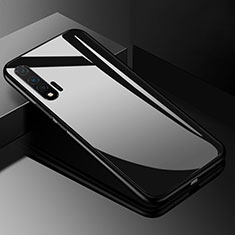 Silicone Frame Mirror Case Cover for Huawei Nova 6 Black