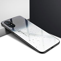 Silicone Frame Mirror Case Cover for Huawei Nova 8 5G Gray