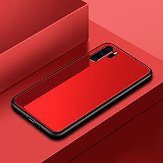 Silicone Frame Mirror Case Cover for Huawei P30 Pro Red