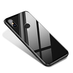 Silicone Frame Mirror Case Cover for Xiaomi Mi 8 SE Black