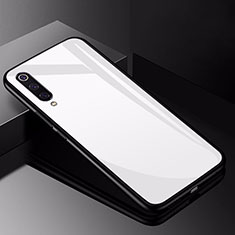 Silicone Frame Mirror Case Cover for Xiaomi Mi 9 Lite White