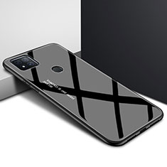 Silicone Frame Mirror Case Cover for Xiaomi POCO C3 Black