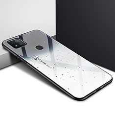 Silicone Frame Mirror Case Cover for Xiaomi POCO C3 Gray