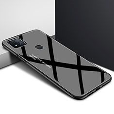 Silicone Frame Mirror Case Cover for Xiaomi POCO C31 Black
