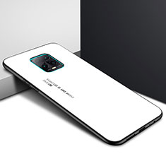 Silicone Frame Mirror Case Cover for Xiaomi Redmi 10X Pro 5G White