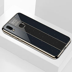 Silicone Frame Mirror Case Cover M01 for Huawei Nova 3i Black