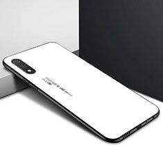 Silicone Frame Mirror Case Cover M01 for Huawei P Smart Z (2019) White