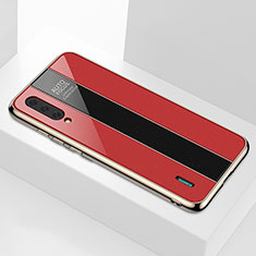 Silicone Frame Mirror Case Cover M01 for Xiaomi CC9e Red