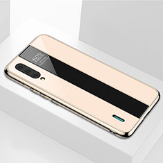 Silicone Frame Mirror Case Cover M01 for Xiaomi Mi A3 Gold