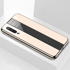 Silicone Frame Mirror Case Cover M02 for Xiaomi Mi A3 Lite Gold