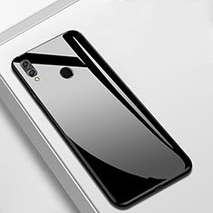 Silicone Frame Mirror Case Cover M05 for Huawei Enjoy 9 Plus Black