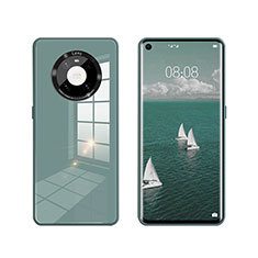 Silicone Frame Mirror Case Cover T01 for Huawei Mate 40 Green