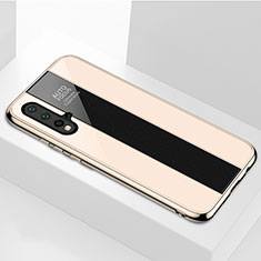 Silicone Frame Mirror Case Cover T01 for Huawei Nova 5 Gold