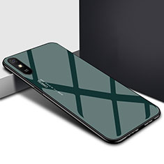 Silicone Frame Mirror Case Cover T01 for Xiaomi Redmi 9AT Midnight Green