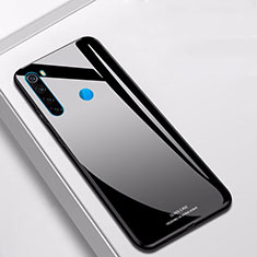 Silicone Frame Mirror Case Cover T01 for Xiaomi Redmi Note 8T Black