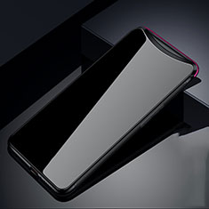 Silicone Frame Mirror Case Cover T02 for Oppo Find X Black