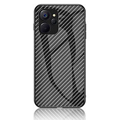 Silicone Frame Mirror Rainbow Gradient Case Cover LS2 for Realme 10T 5G Black