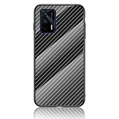 Silicone Frame Mirror Rainbow Gradient Case Cover LS2 for Realme GT Neo 5G Black