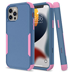 Silicone Matte Finish and Plastic Back Cover Case 360 Degrees for Apple iPhone 13 Pro Max Mixed