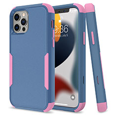 Silicone Matte Finish and Plastic Back Cover Case 360 Degrees for Apple iPhone 13 Pro Mixed