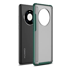 Silicone Matte Finish and Plastic Back Cover Case for Huawei Mate 40E Pro 5G Green