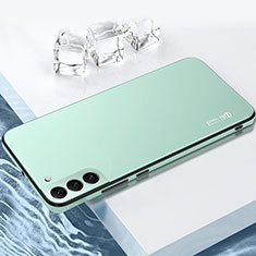 Silicone Matte Finish and Plastic Back Cover Case for Samsung Galaxy S22 Plus 5G Green