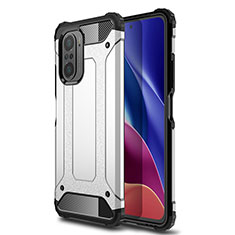 Silicone Matte Finish and Plastic Back Cover Case WL1 for Xiaomi Mi 11X Pro 5G Silver