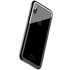 Silicone Silicone Frame Case for Apple iPhone Xs Black