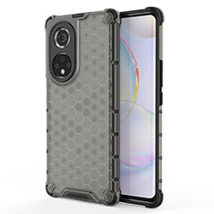 Silicone Transparent Frame Case Cover 360 Degrees AM1 for Huawei Nova 9 Pro Black