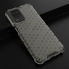 Silicone Transparent Frame Case Cover 360 Degrees AM1 for Realme 9 5G India Black