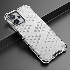 Silicone Transparent Frame Case Cover 360 Degrees AM1 for Realme 9i 5G White