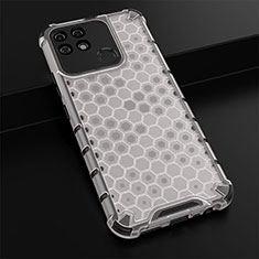 Silicone Transparent Frame Case Cover 360 Degrees AM1 for Realme Narzo 50A White