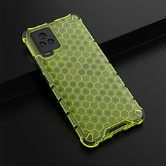 Silicone Transparent Frame Case Cover 360 Degrees AM1 for Vivo iQOO 7 5G Green