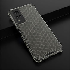 Silicone Transparent Frame Case Cover 360 Degrees AM1 for Vivo Y51 (2021) Black