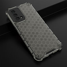 Silicone Transparent Frame Case Cover 360 Degrees AM2 for Oppo K9 5G Black