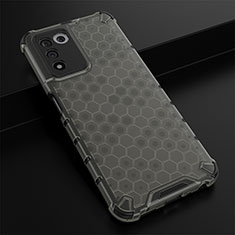 Silicone Transparent Frame Case Cover 360 Degrees AM2 for Realme 9 SE 5G Black