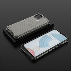 Silicone Transparent Frame Case Cover 360 Degrees AM2 for Realme C21 Black