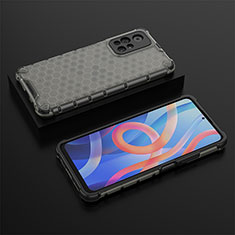 Silicone Transparent Frame Case Cover 360 Degrees AM2 for Xiaomi Redmi Note 11 5G Black