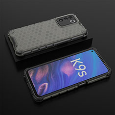 Silicone Transparent Frame Case Cover 360 Degrees AM3 for Realme 9 SE 5G Black