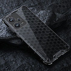 Silicone Transparent Frame Case Cover 360 Degrees AM3 for Xiaomi Redmi Note 12 Explorer Black