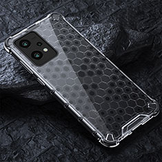 Silicone Transparent Frame Case Cover 360 Degrees AM4 for Realme 9 4G Gray