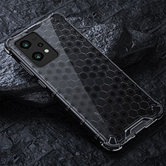 Silicone Transparent Frame Case Cover 360 Degrees AM4 for Realme Narzo 50 Pro 5G Black