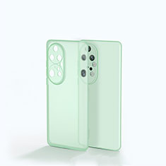 Silicone Transparent Frame Case Cover for Huawei P50 Pro Green