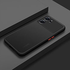 Silicone Transparent Frame Case Cover for Oppo K10 5G Black