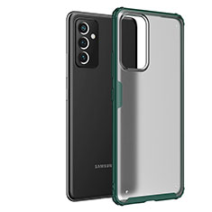 Silicone Transparent Frame Case Cover for Samsung Galaxy A24 4G Green