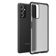 Silicone Transparent Frame Case Cover for Samsung Galaxy A54 5G Black