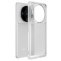 Silicone Transparent Frame Case Cover for Xiaomi Mi 12 Ultra 5G Clear