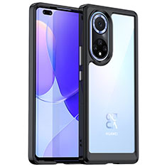 Silicone Transparent Frame Case Cover J01S for Huawei Nova 9 Pro Black