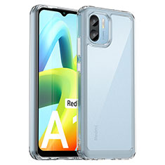 Silicone Transparent Frame Case Cover J01S for Xiaomi Redmi A2 Plus Clear